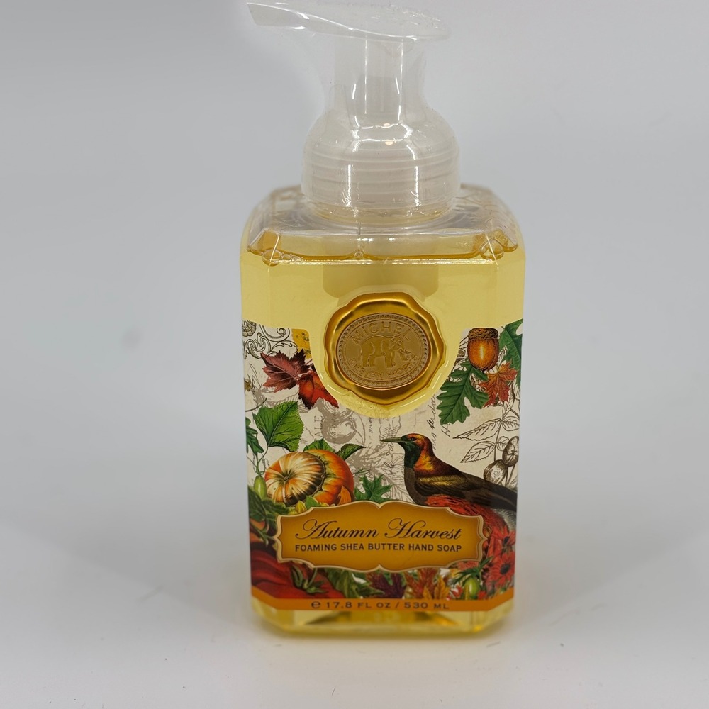 Michel Design Works Hand Soap  17.8oz Yellow‎ Autumn Harvest Foaming Shea New